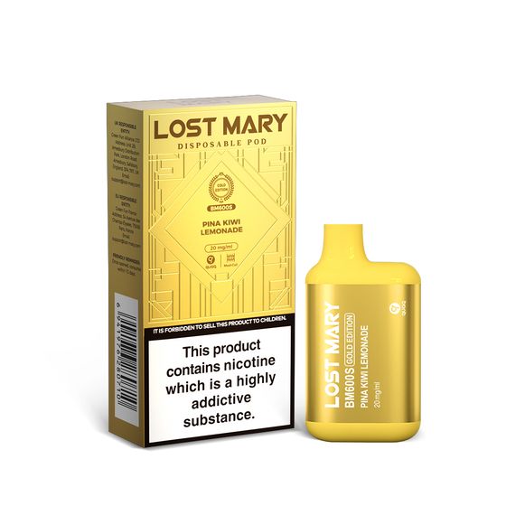 LOST MARY BM600S GOLD EDITION PINA KIWI LEMONADE