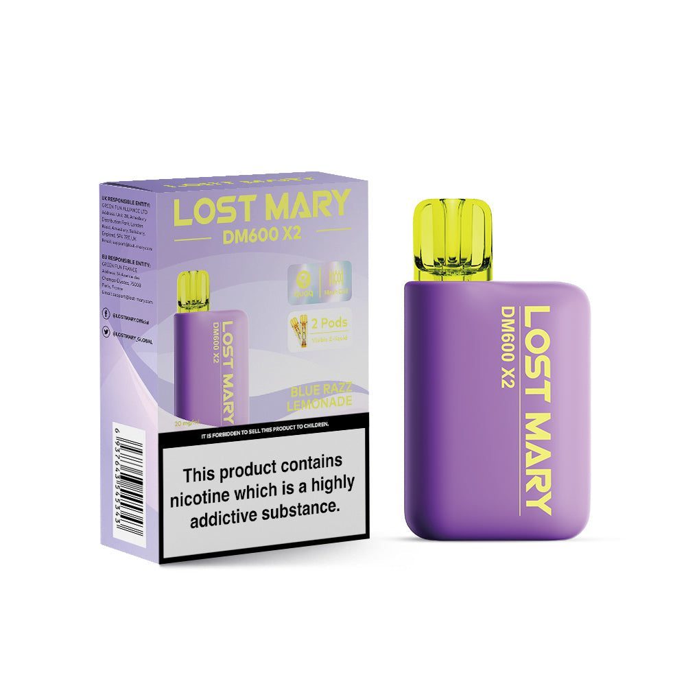 LOST MARY DM1200 20MG BLUE RAZZ LEMONADE
