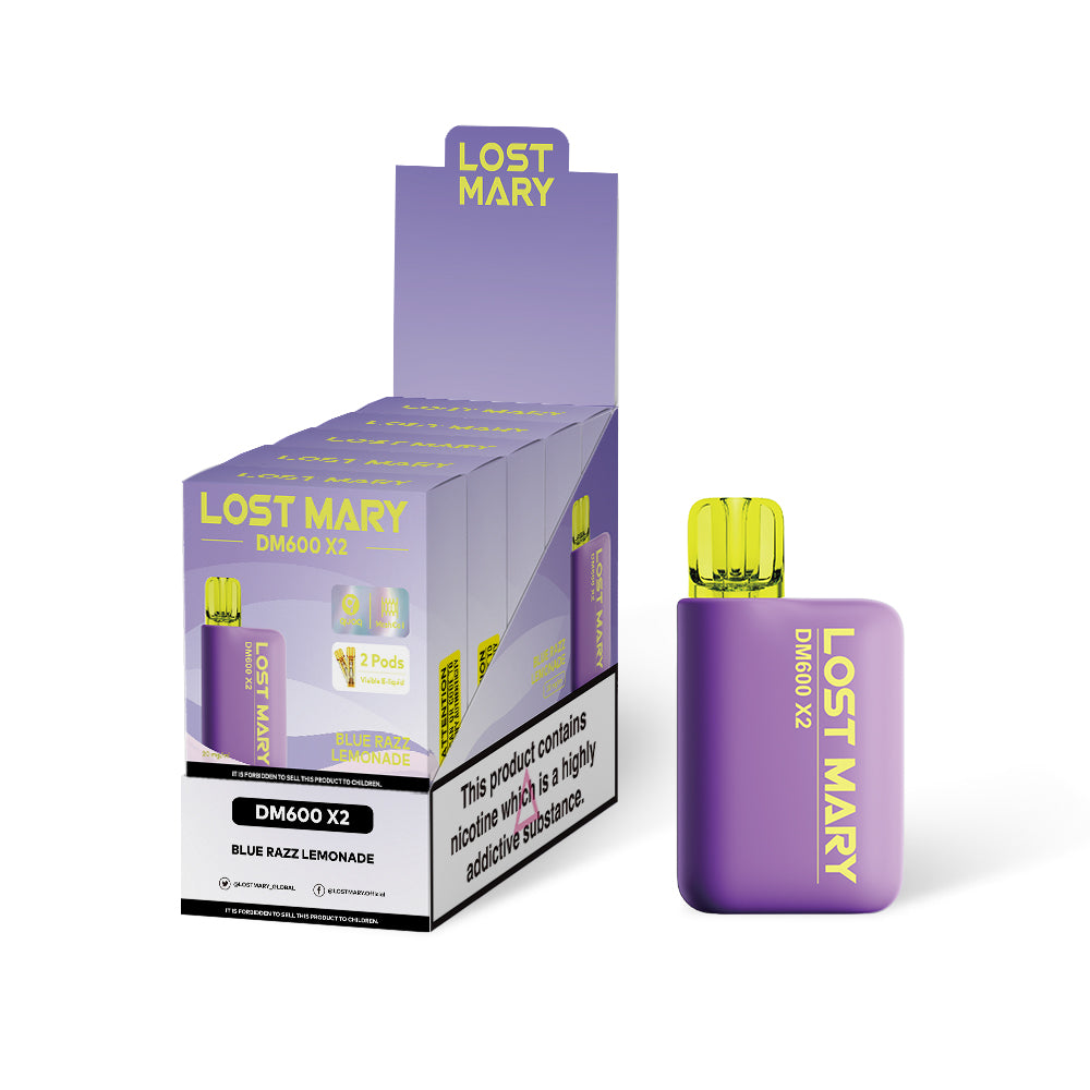 LOST MARY DM1200 20MG BLUE RAZZ LEMONADE