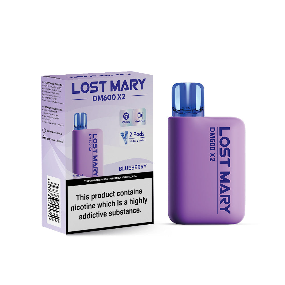 LOST MARY DM1200 20MG BLUEBERRY