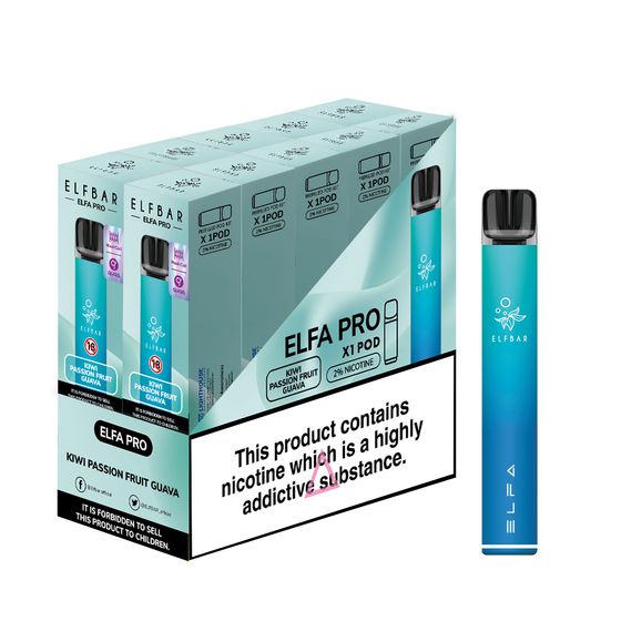 ELFA PRO STARTER KIT AURORA BLUE + KIWI PASSIONFUIT GUAVA