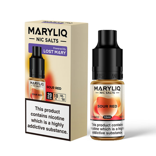 MARYLIQ NIC SALT 10ML SOUR RED
