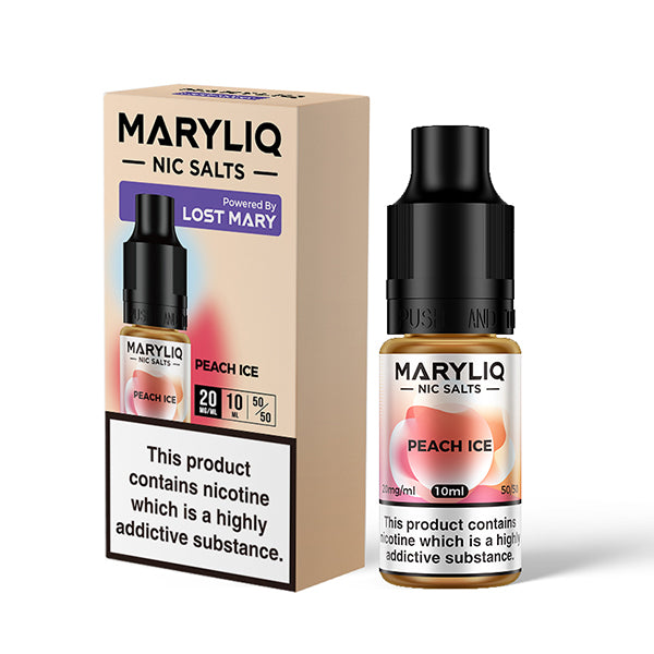 MARYLIQ NIC SALT 10ML PEACH ICE