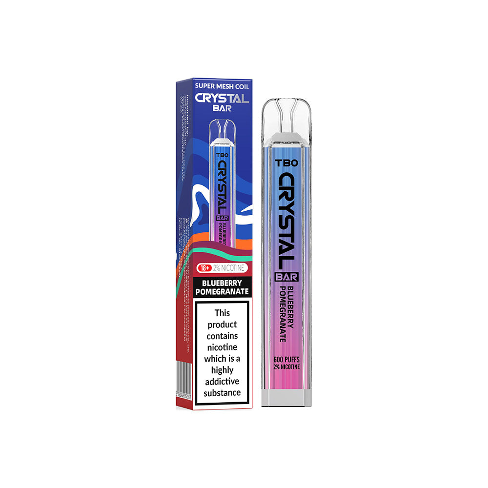 TBO CRYSTAL BAR BLUEBERRY POMEGRANATE  Vape Ardeer