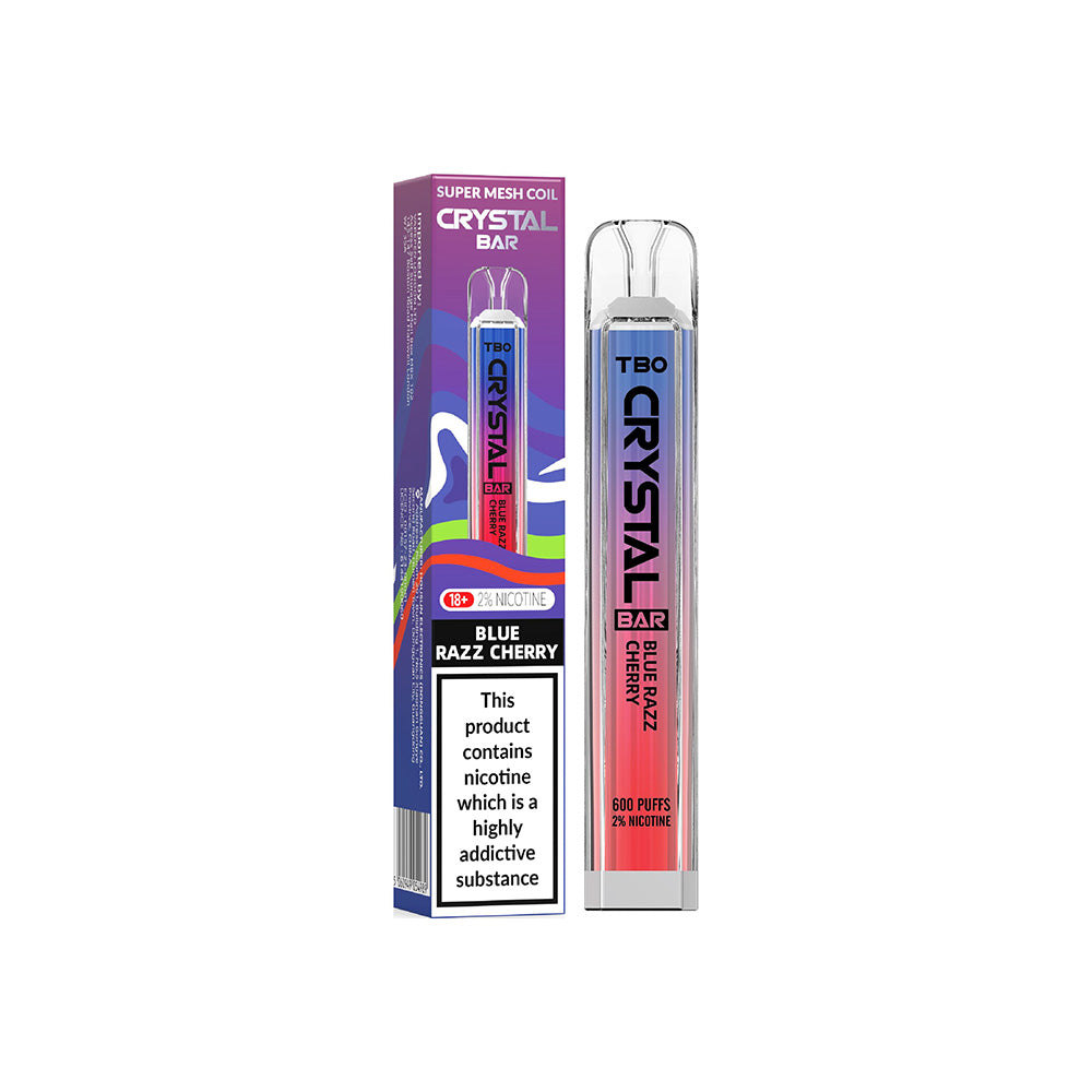 TBO CRYSTAL BAR BLUE RAZZ CHERRY