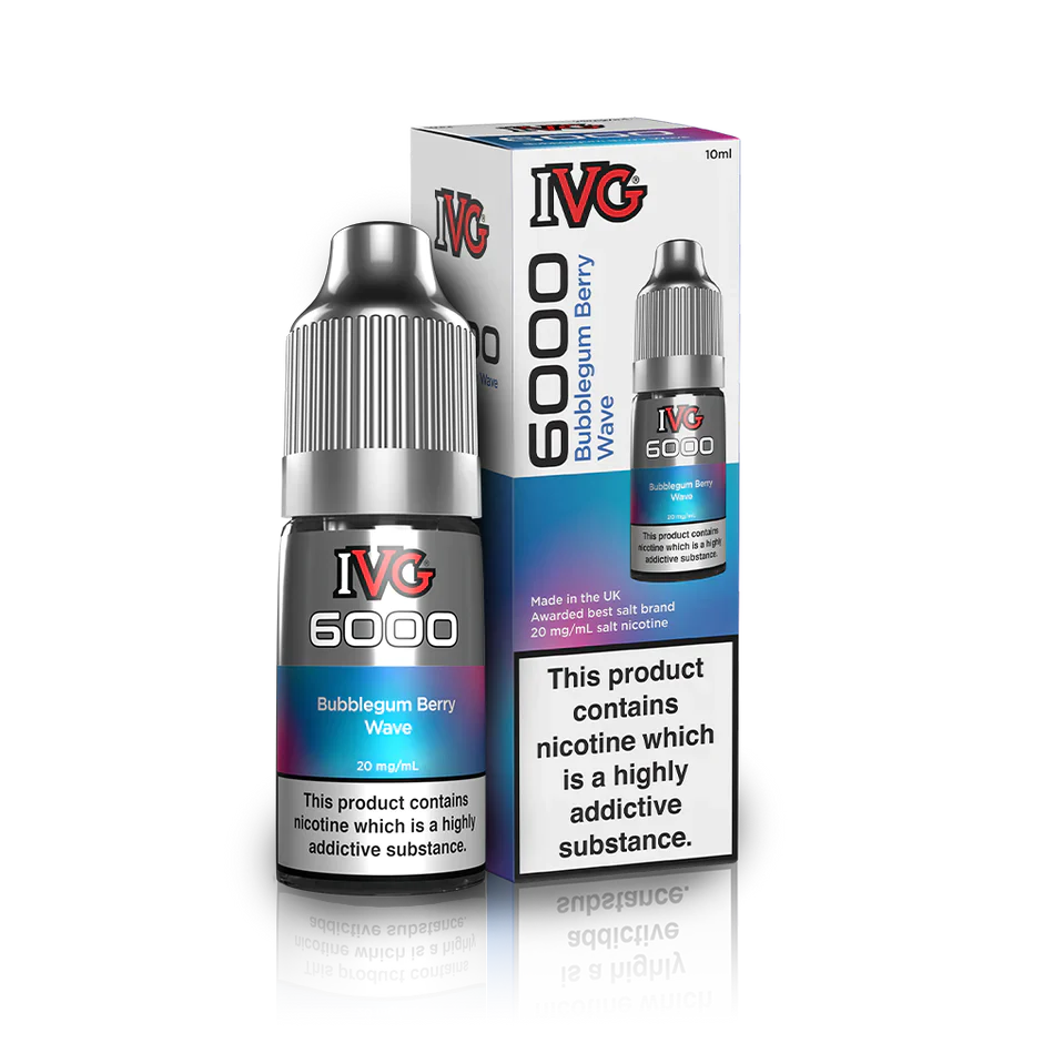 IVG 6000 BUBBLEGUM BERRY WAVE