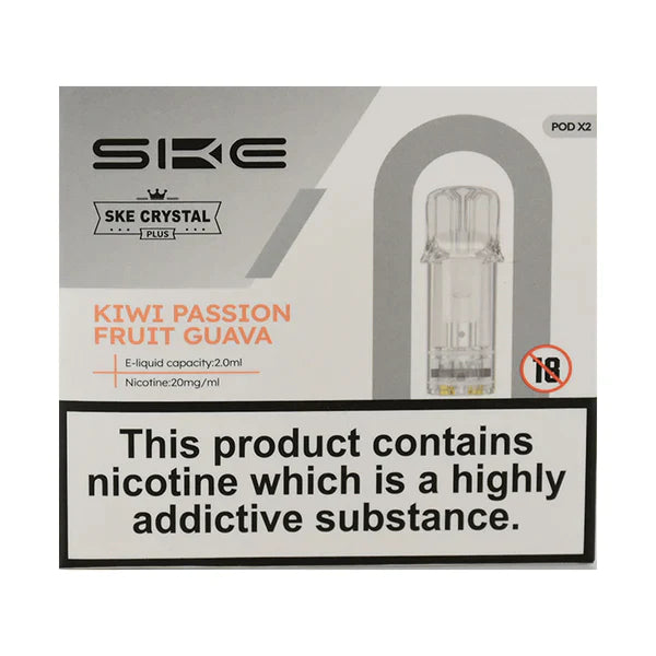SKE CRYSTAL PLUS PREFILLED PODS KIWI PASSION FRUIT GUAVA