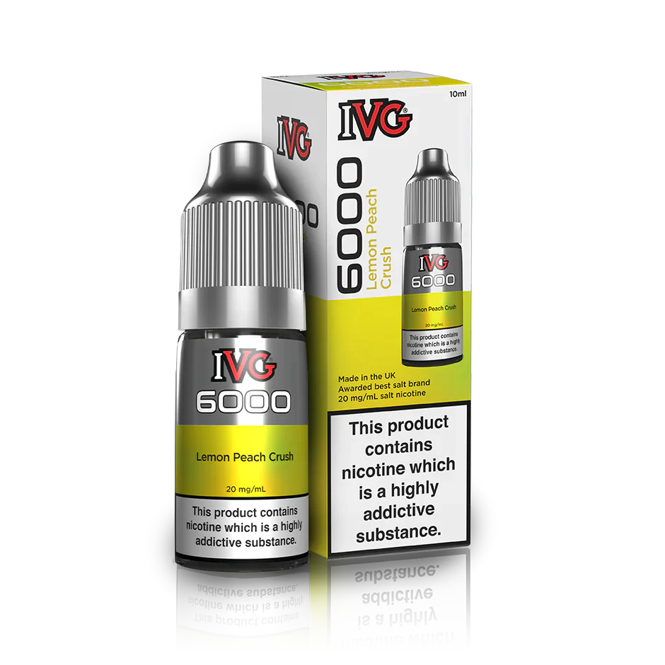 IVG 6000 LEMON PEACH CRUSH