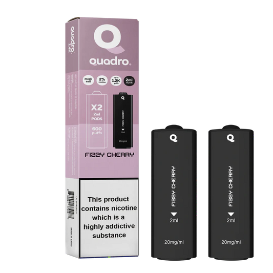 QUADRO 2PK PODS FIZZY CHERRY