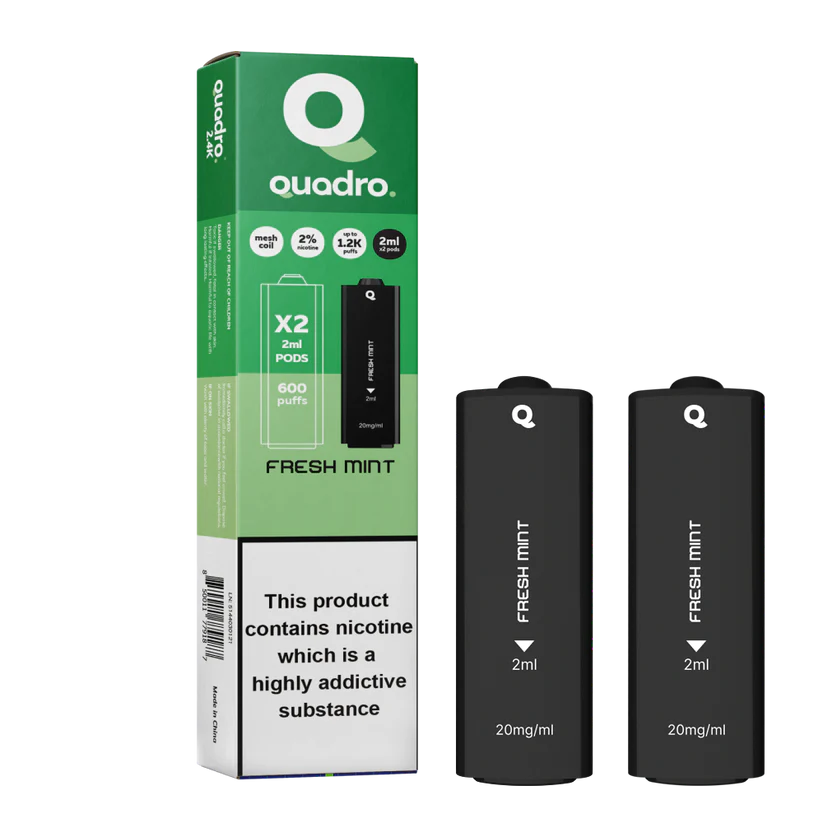 QUADRO 2PK PODS FRESH MINT