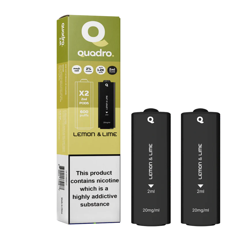 QUADRO 2PK PODS LEMON & LIME