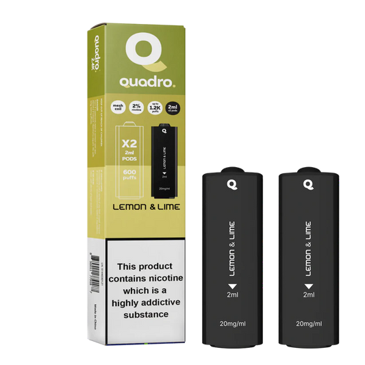 QUADRO 2PK PODS LEMON & LIME