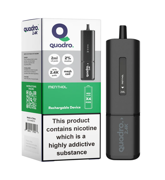 QUADRO 2.4K BLACK DEVICE MENTHOL