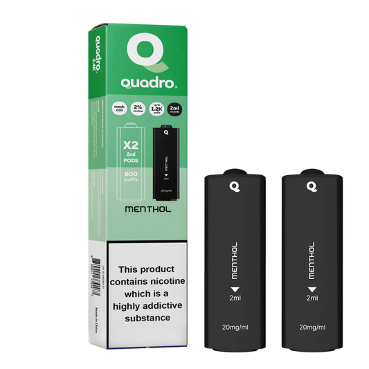 QUADRO 2PK PODS MENTHOL