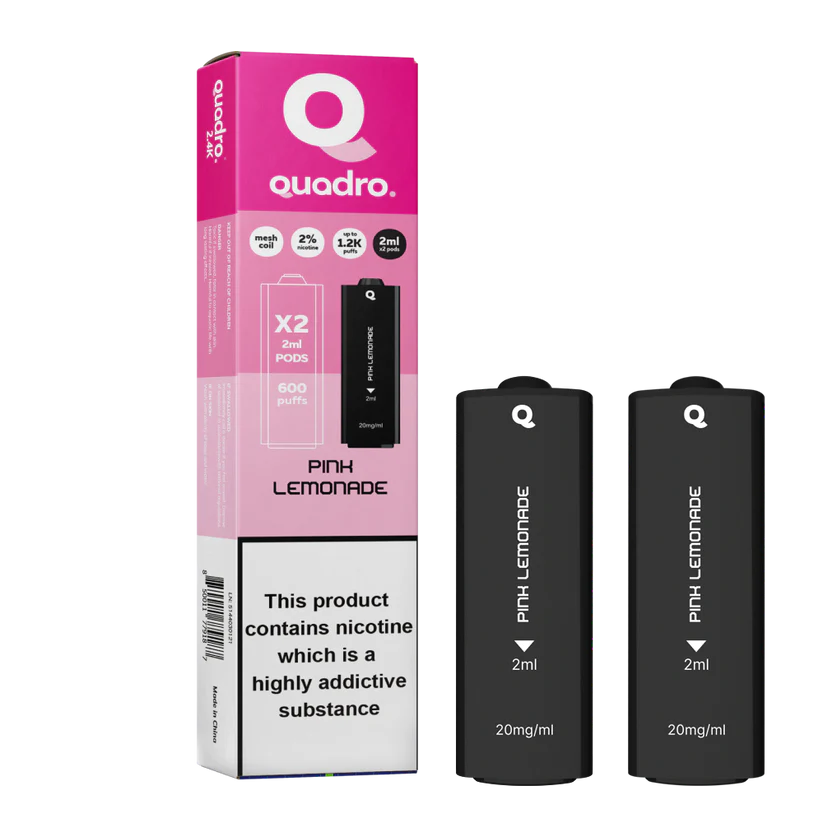 QUADRO 2PK PODS PINK LEMONADE