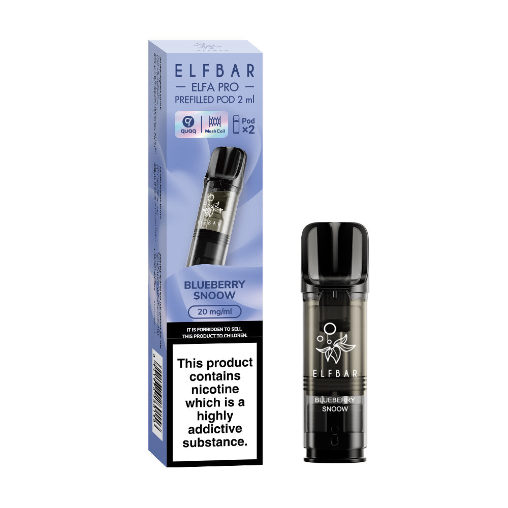 ELFBAR ELFA PRO PREFILLED POD BLUEBERRY SNOOW (BERRY JAM)