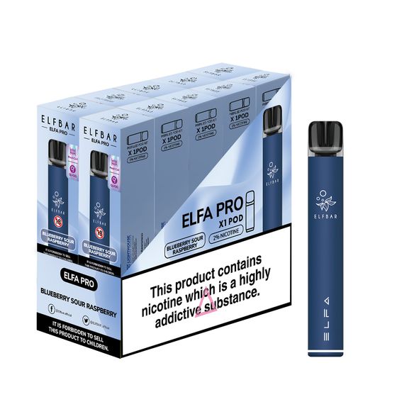 ELFA PRO STARTER KIT NAVY BLUE + BLUEBERRY SOUR RASPBERRY