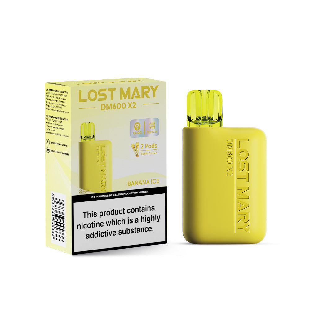 LOST MARY DM1200 20MG BANANA ICE