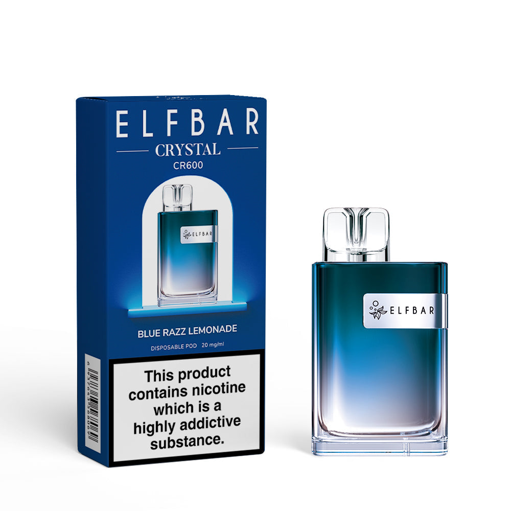 ELFBAR CRYSTAL CR600 BLUE RAZZ LEMONADE