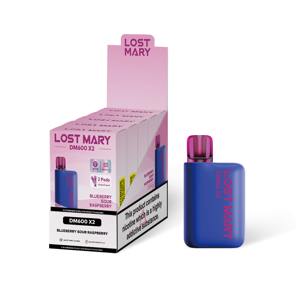 LOST MARY DM1200 20MG BLUEBERRY SOUR RASPBERRY