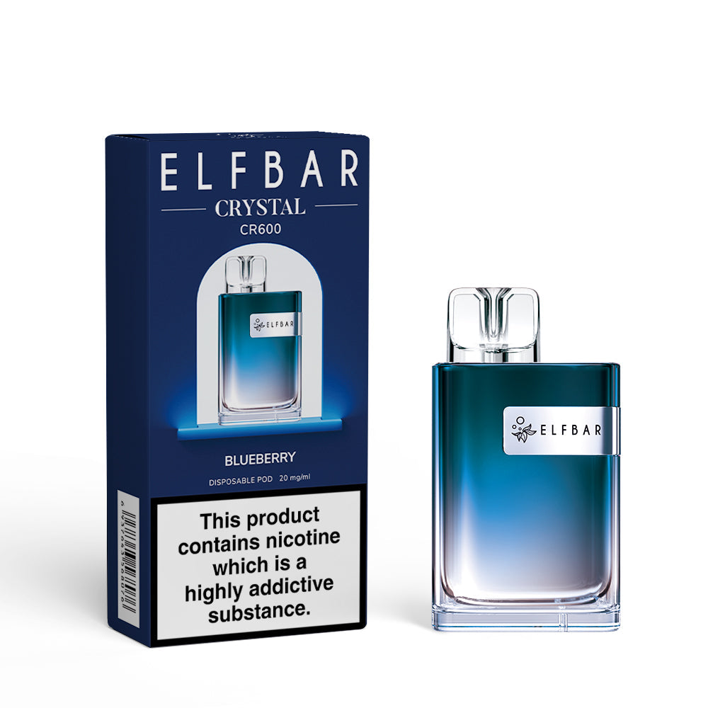 ELFBAR CRYSTAL CR600 BLUEBERRY