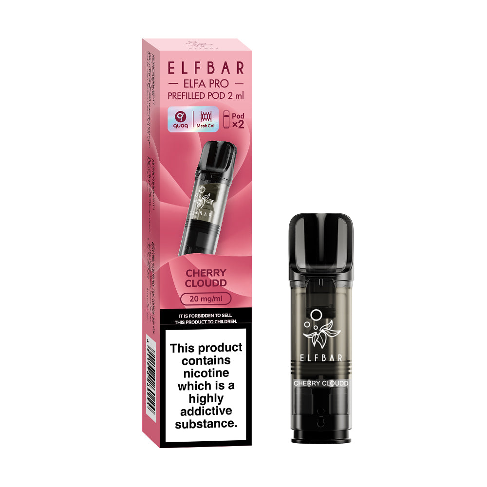 ELFBAR ELFA PRO PREFILLED POD CHERRY CLOUDD (CHERRY CANDY)