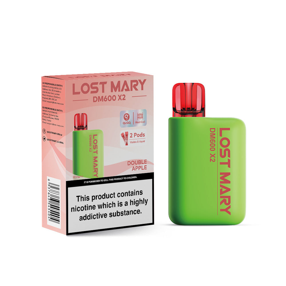 LOST MARY DM1200 20MG DOUBLE APPLE