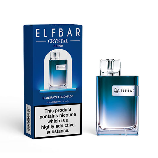 ELFBAR CRYSTAL CR600 BLUE RAZZ LEMONADE