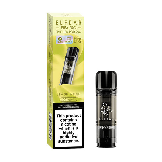 ELFBAR ELFA PRO PREFILLED POD LEMON LIME