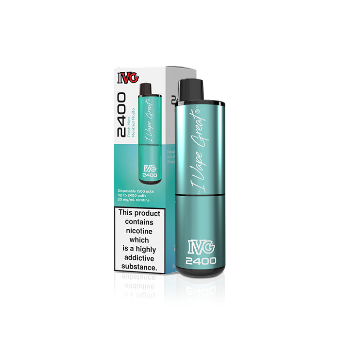 IVG 2400 FRESH MINT MENTHOL MOJITO