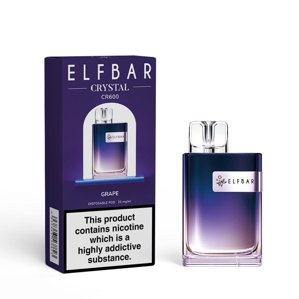 ELFBAR CRYSTAL CR600 GRAPE
