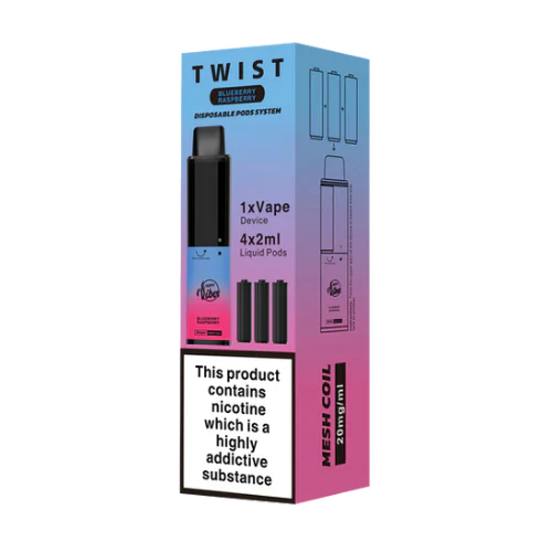 HAPPY VIBES TWIST BLUEBERRY RASPBERRY