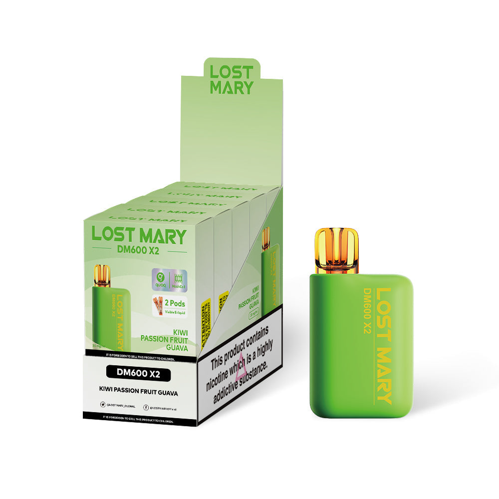 LOST MARY DM1200 20MG KIWI PASSION FRUIT GUAVA