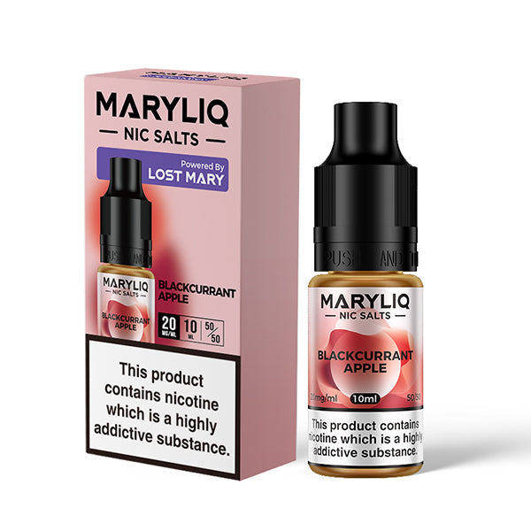 MARYLIQ NIC SALT 10ML BLACKCURRANT APPLE