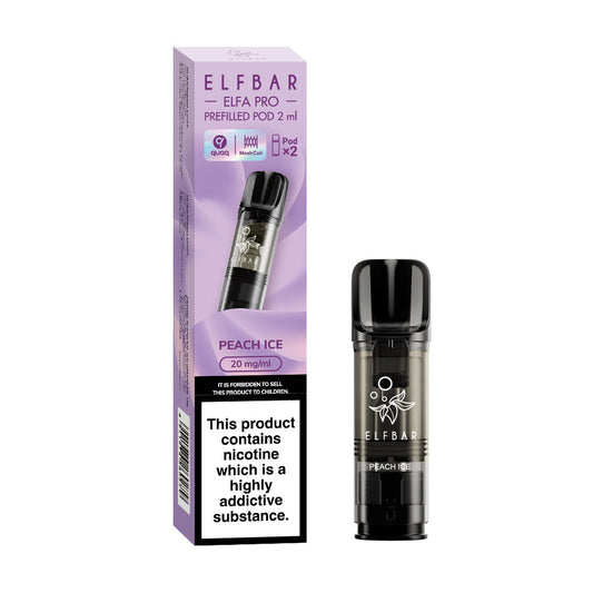 ELFBAR ELFA PRO PREFILLED POD PEACH ICE (JUICY PEACH)