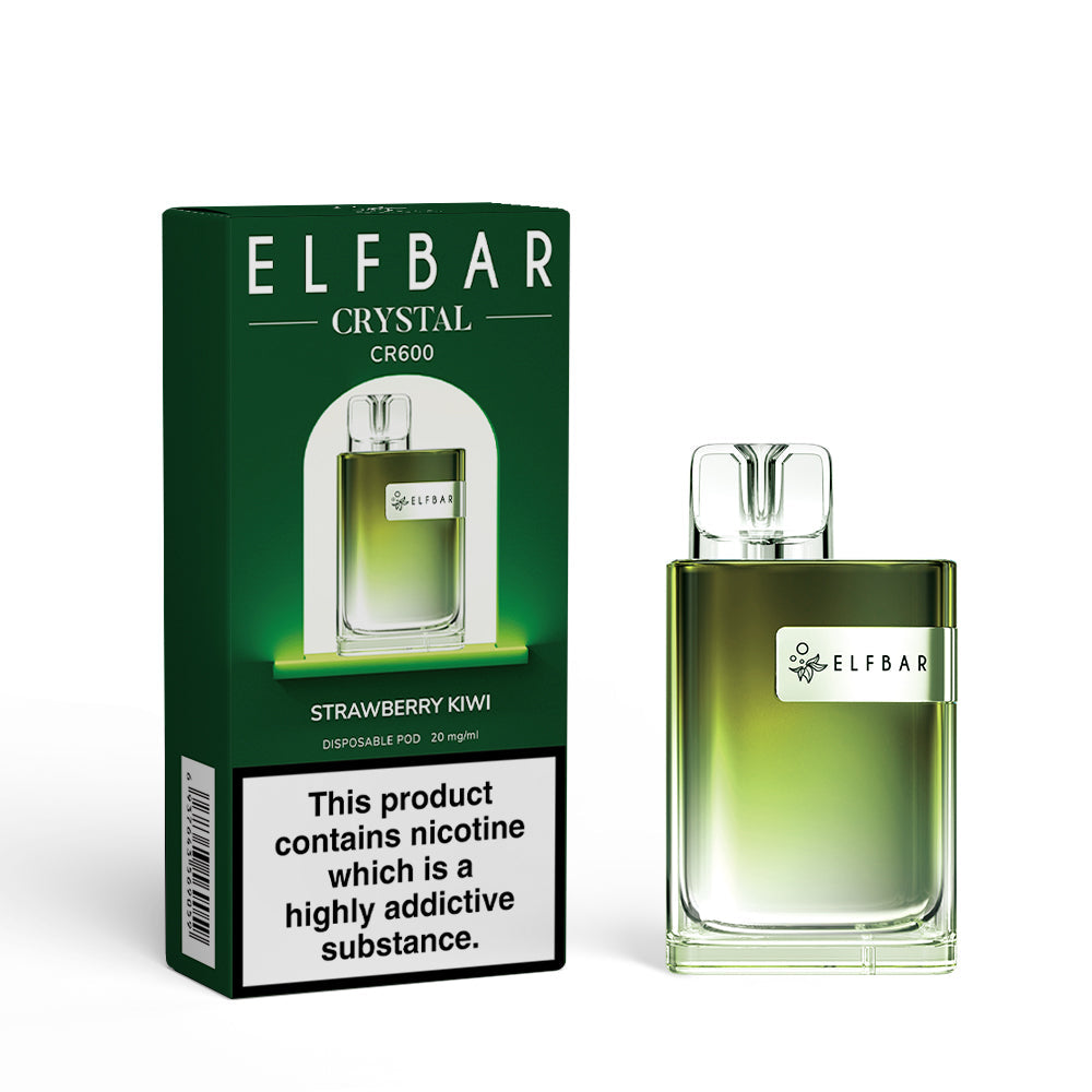 ELFBAR CRYSTAL CR600 STRAWBERRY KIWI