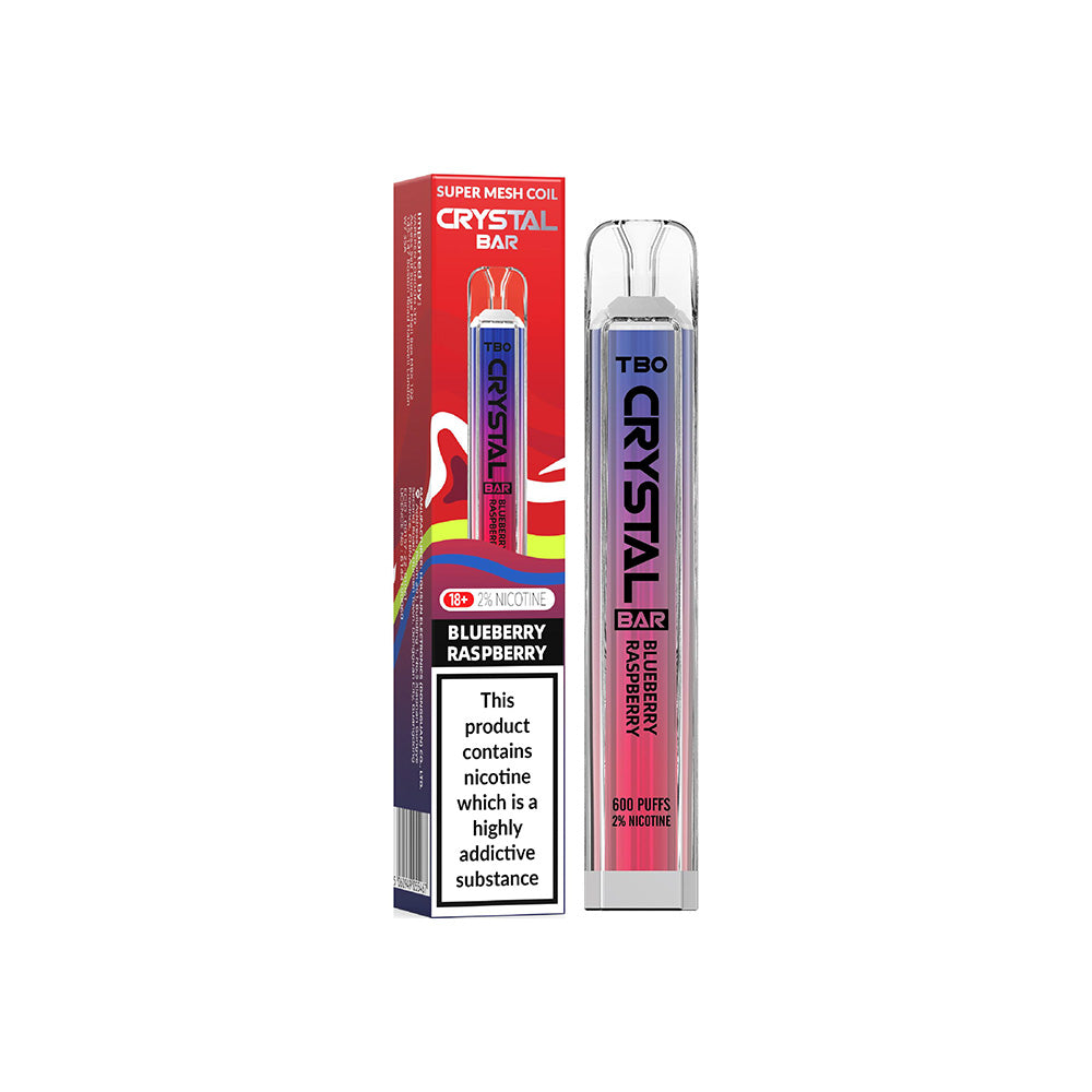 TBO CRYSTAL BAR BLUEBERRY RASPBERRY