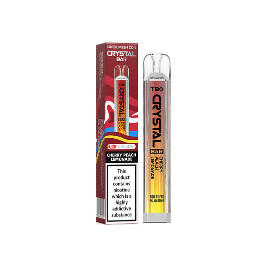 TBO CRYSTAL BAR CHERRY PEACH LEMONADE