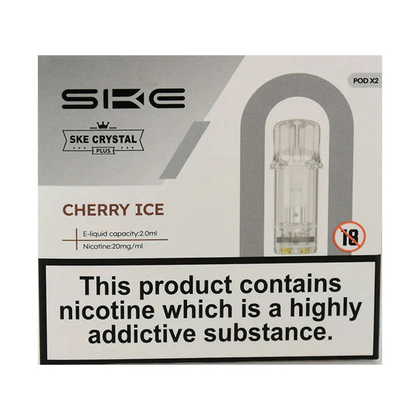 SKE CRYSTAL PLUS PREFILLED PODS CHERRY ICE