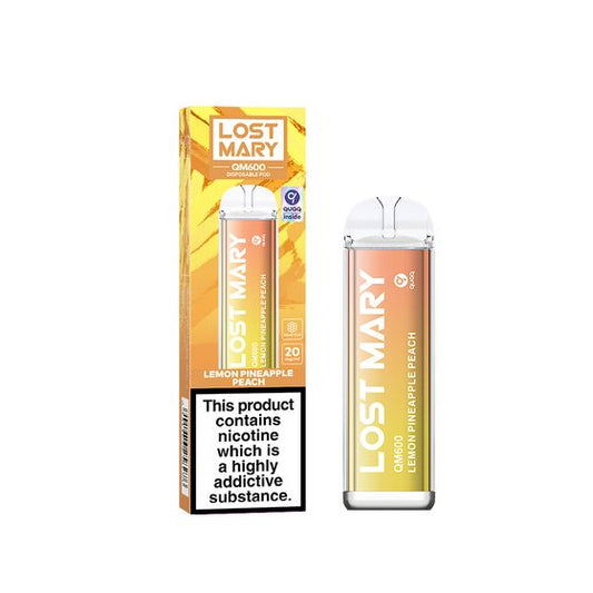LOST MARY QM600 LEMON PINEAPPLE PEACH