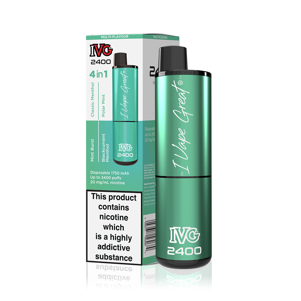 IVG 2400 4 IN 1 MENTHOL EDITION